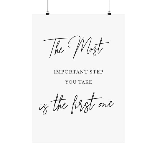 Inspirational Motivational Quote Poster Wall Art 