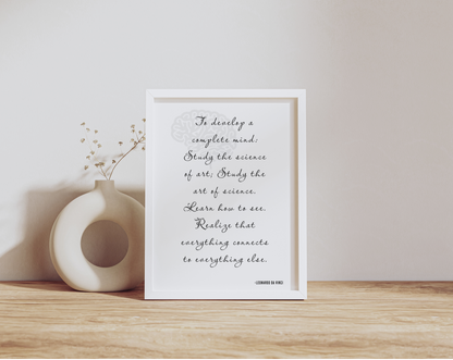 Inspirational Motivational Quote Poster Wall Art 