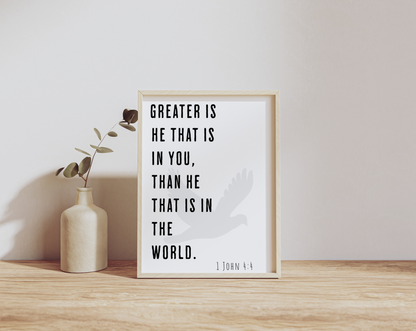 Greater Is He That Is In You, 1 John 4:4