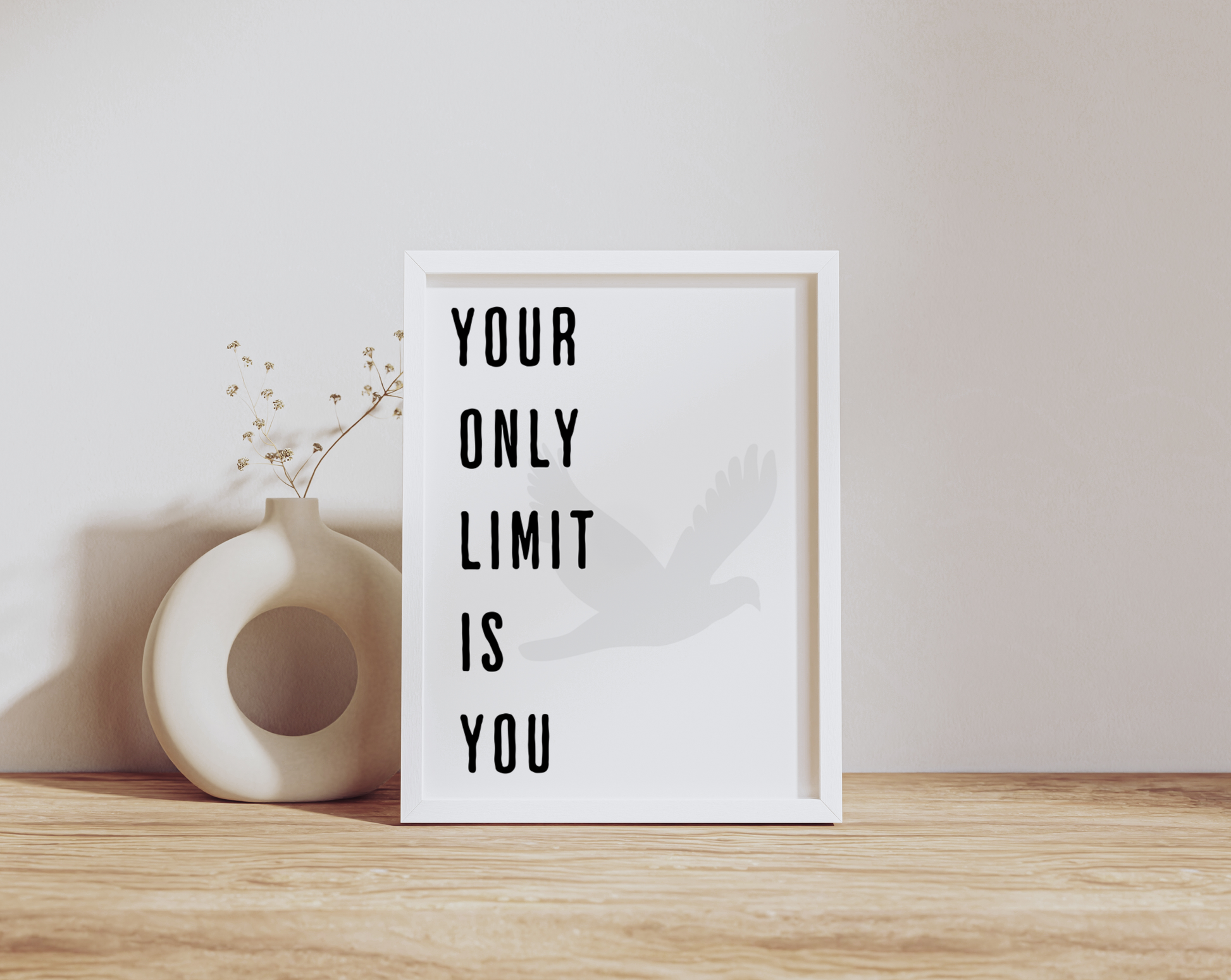 Inspirational Motivational Quote Poster Wall Art 