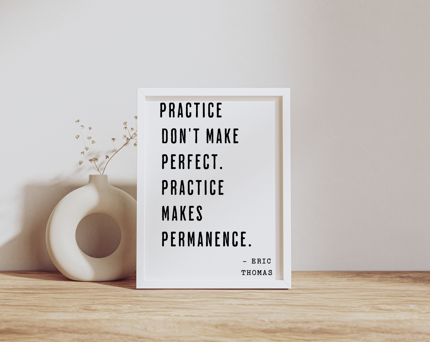 Inspirational Motivational Quote Poster Wall Art 