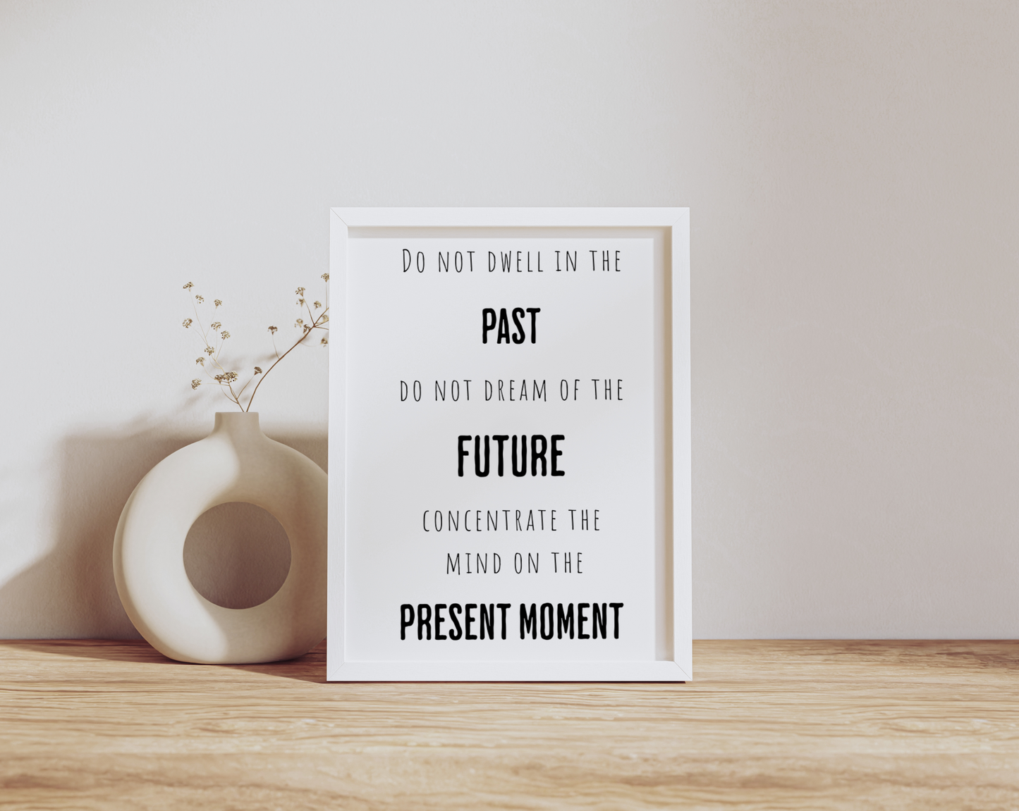 Inspirational Motivational Quote Poster Wall Art 